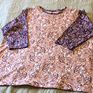 Women’s Lands End knit top, 2x, like new